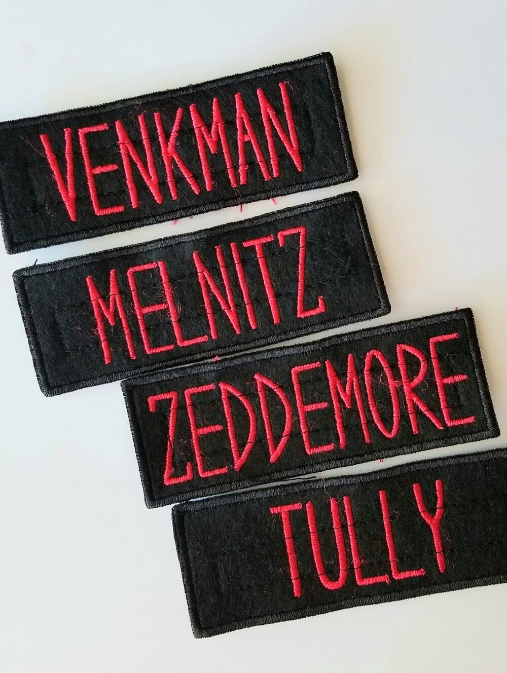 โGhostbusters Kids Spirit Jacket Interchangeable Name Tags with Velcro Backingโ